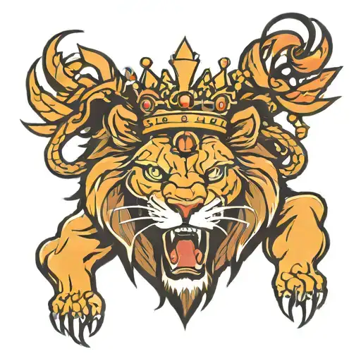 Angry Lion Crown