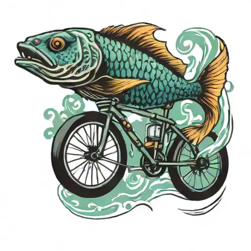 Fish Riding A Bicycle