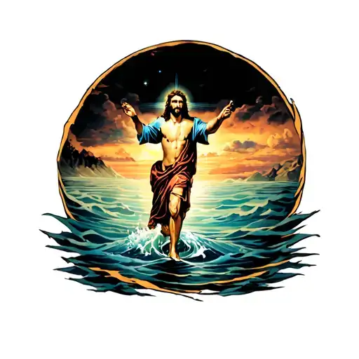 Jesus Walking On Water