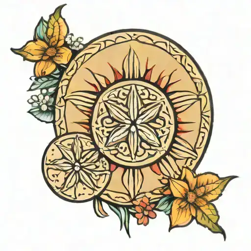 Sand Dollar And New Mexico Zia Sun