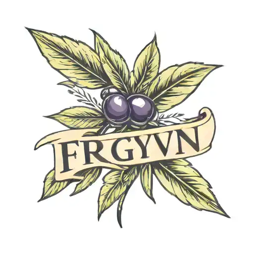 The Word Frgvn With An Olive Branch