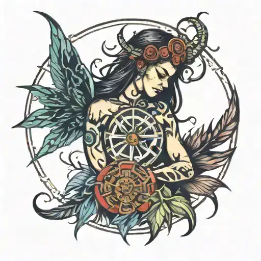 Tribal And Virgo Zodiac