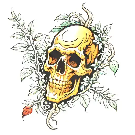 A Rock Out Crop In A Forest Of Yew Tree