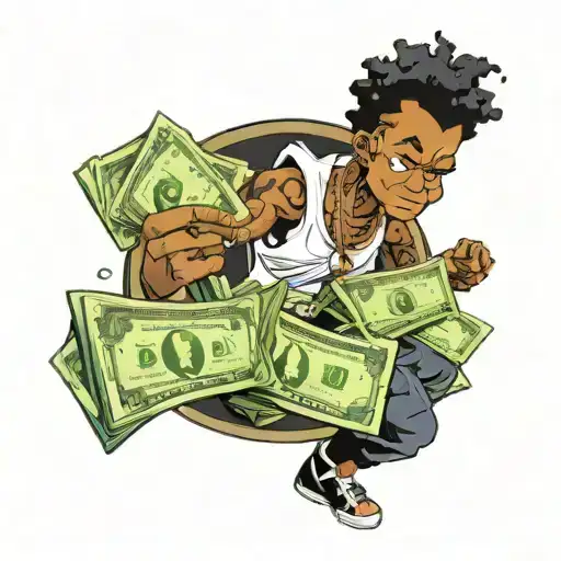 Boondocks Character With Money