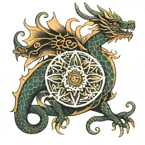 Mandala Dragon
