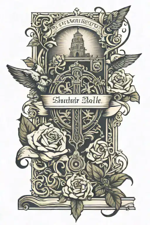 Bible Scripture With A Realistic Depiction