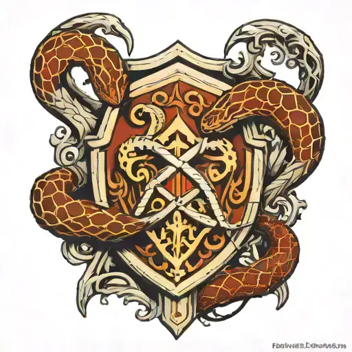 Sword Shield And Snakes