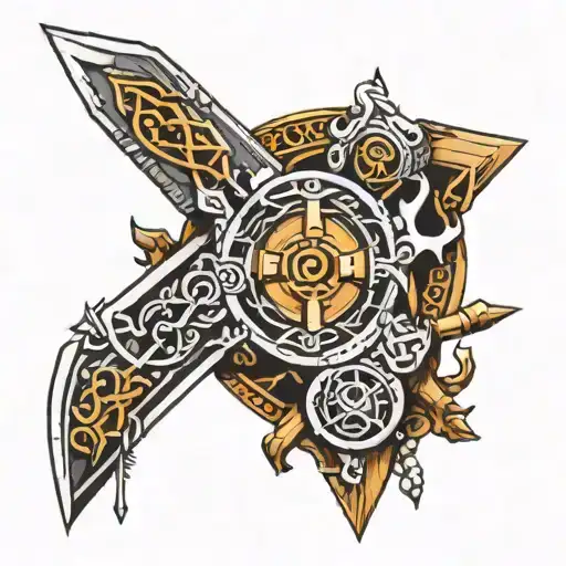 Norse Weaponry And Symbols