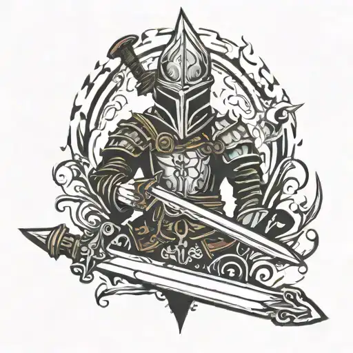 Sword In A Bonfire Dark Souls