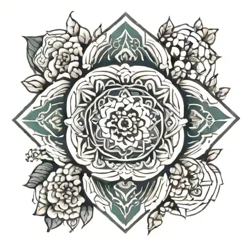 Mandala Floral Geometric