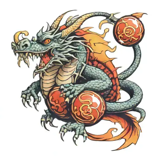 Dragon With Huge Balls