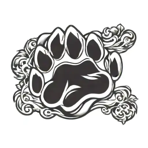Dog Paw Print