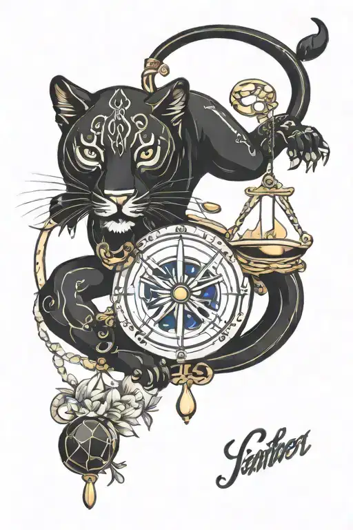 Panther Libra Zodiac Sign