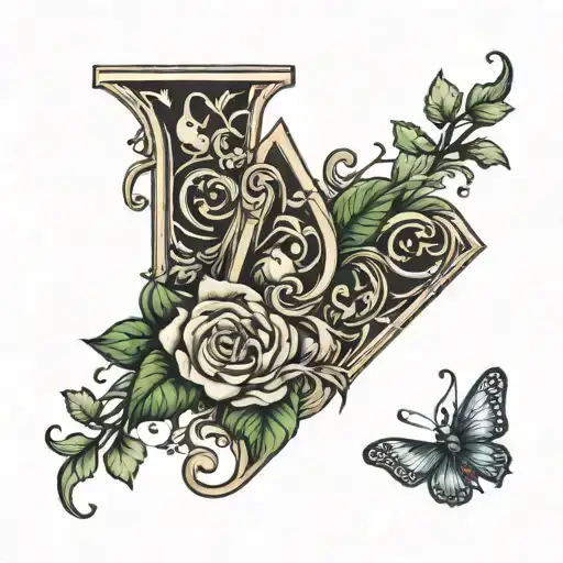 7 28 1987 In Roman Numbers With Littlies And Vines