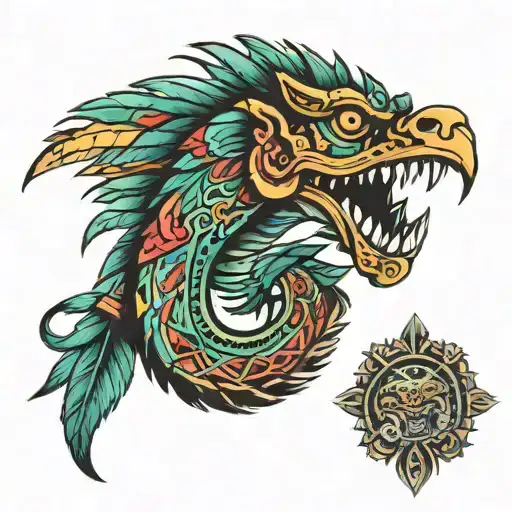 Aztec Feather Serpent