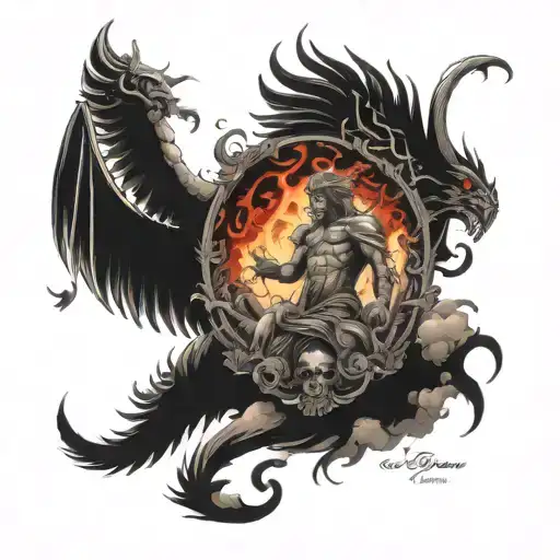 Full Back Heaven Vs Hell Towards Heaven