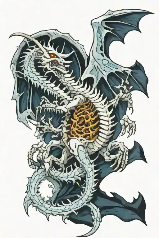 Ice Skeleton Dragon