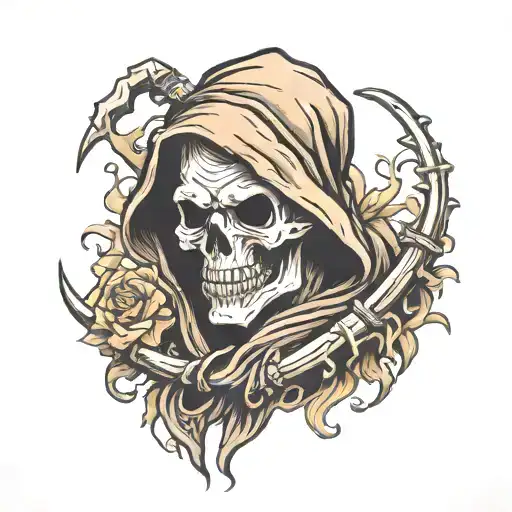 Blindfolded Grim Reaper