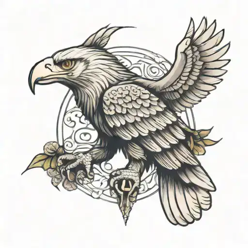Eagle And Elephant