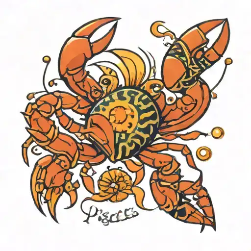 Pisces Crab Sagittarius Zodiac