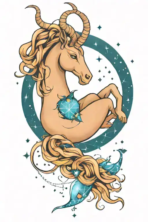 Capricorn Constellation Intertwined