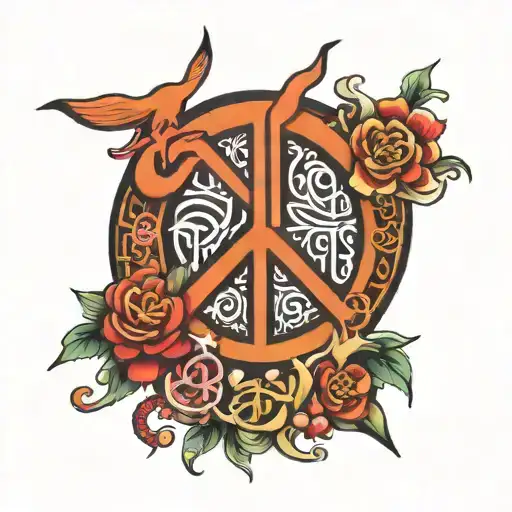 Chinese Word For Peace Sign