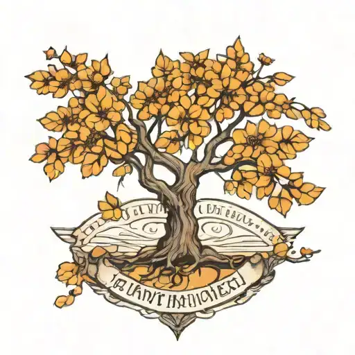 Aok Tree With Dates Instead Of Branches