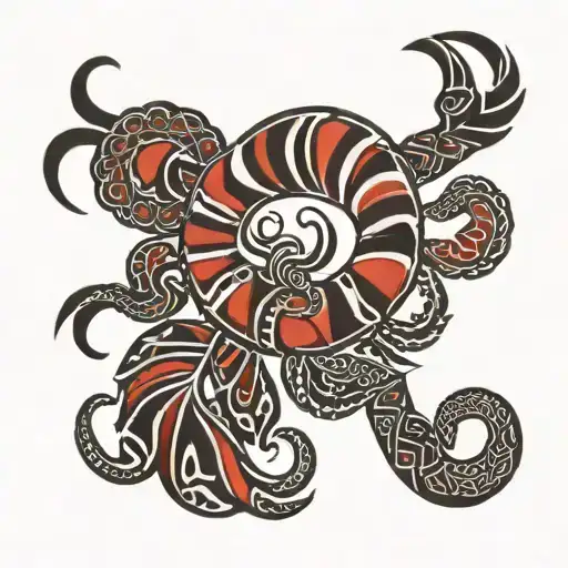 Scorpio Maori Tribal Biceb