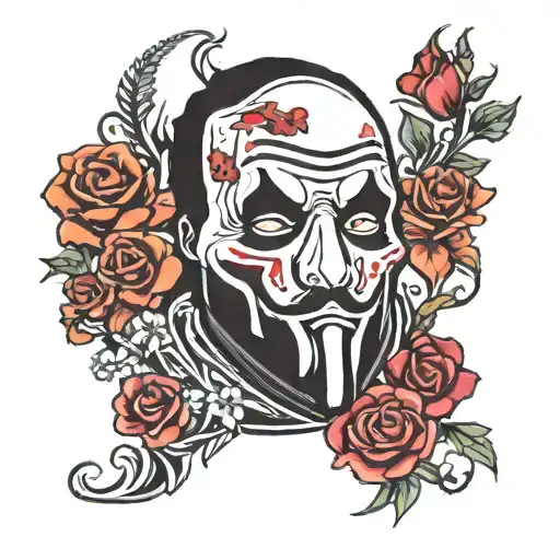 Ghostface With Floral