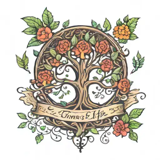 Tree Of Life With Kids Names