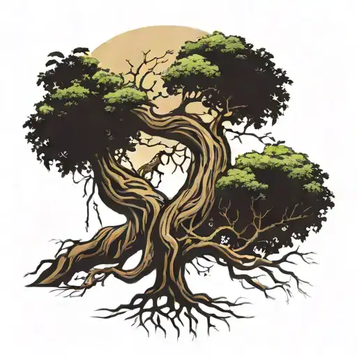 Tree With Bessie Willow Tree With Roots