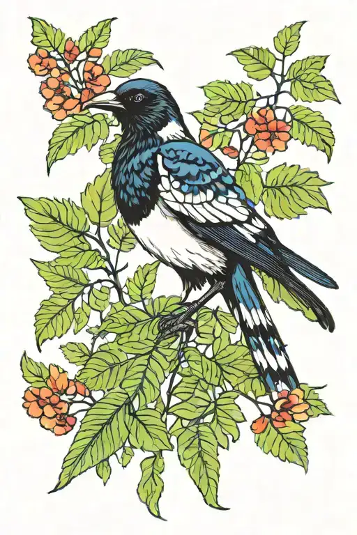 Magpie Holding Fern Leaf