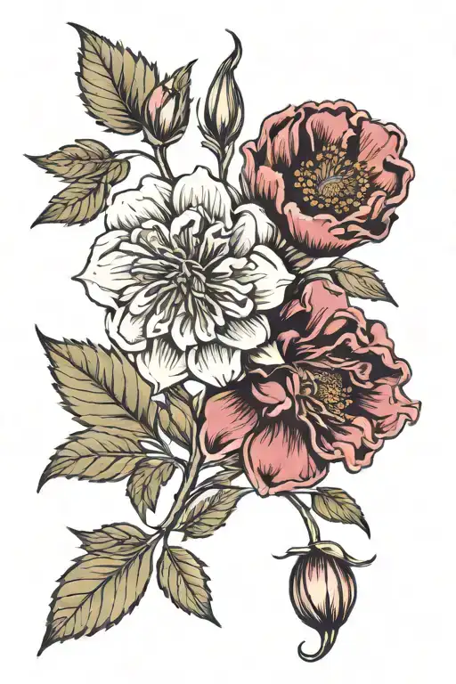 January Birth Flower February Birth Flower July Birth Flower Decemeber Birth Flower