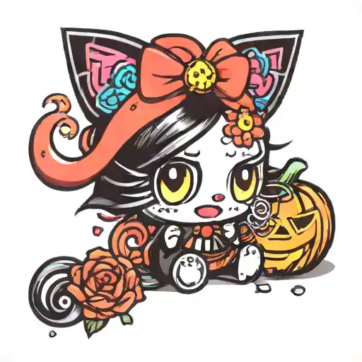 Halloween Kuromi Hello Kitty