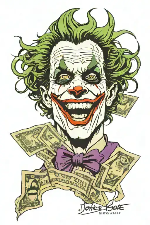 Joker Blunt 100 Dollar Bill