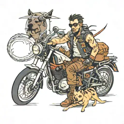 Mad Max With Dog