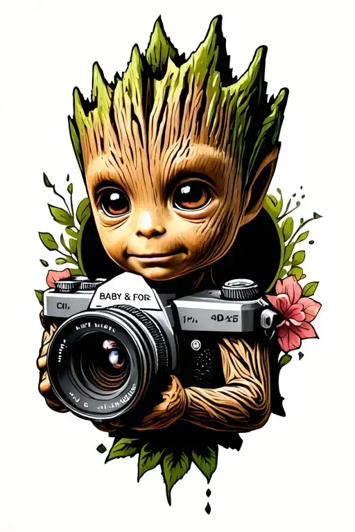 Baby Groot Appareil Photo