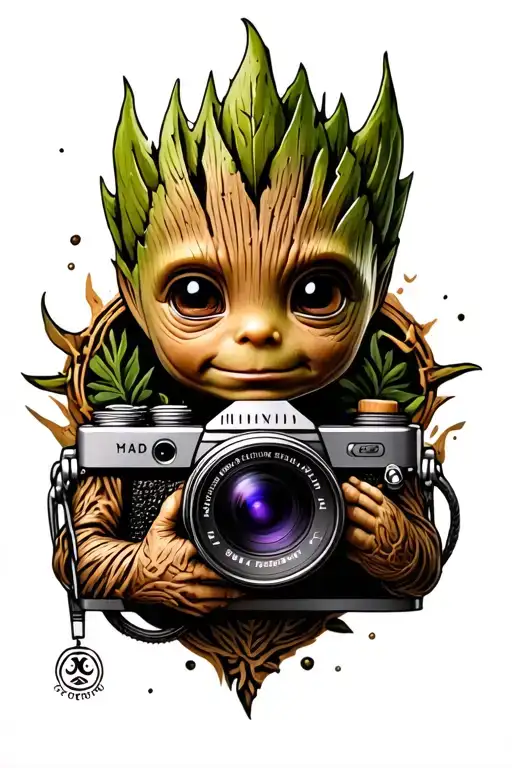 Baby Groot Appareil Photo