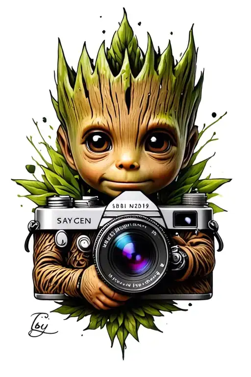 Baby Groot Appareil Photo