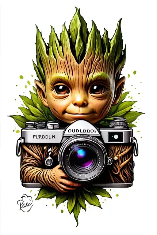 Baby Groot Appareil Photo