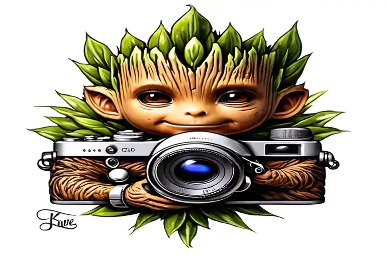 Baby Groot Appareil Photo