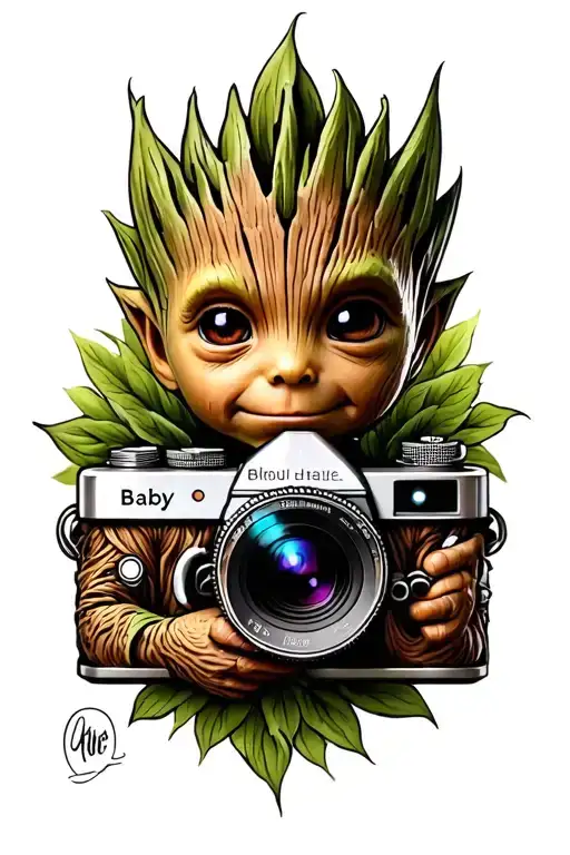 Baby Groot Appareil Photo