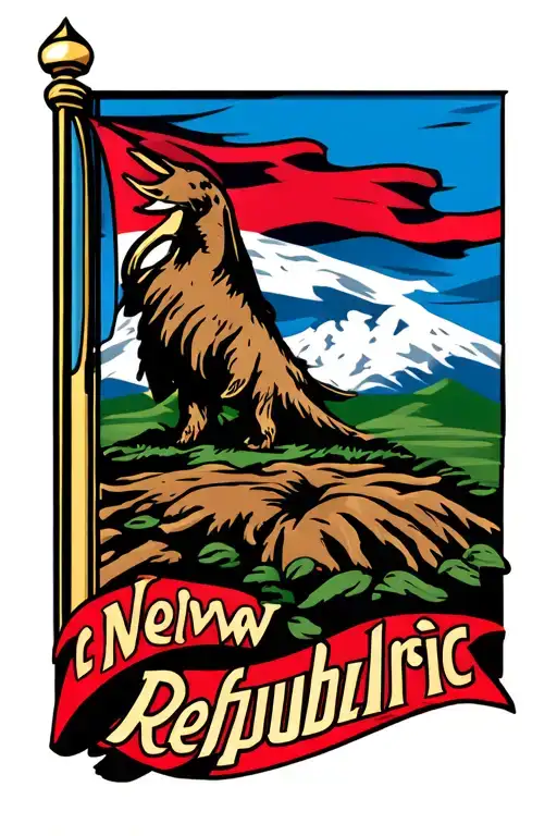Fallout New California Republic Flag