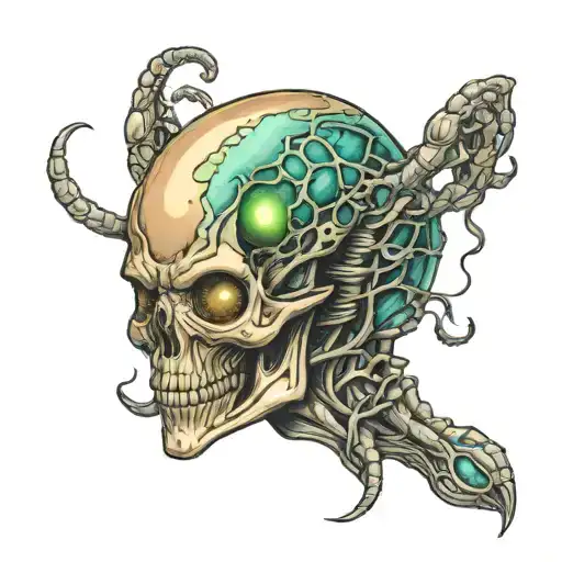 Alien And Neuroscience Brain