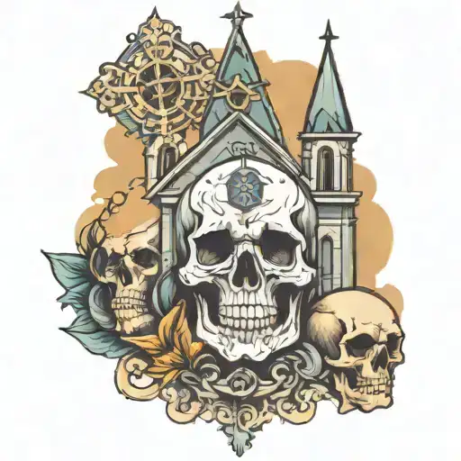 Church And Skull