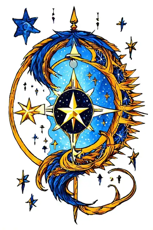 North Star Sign Combined