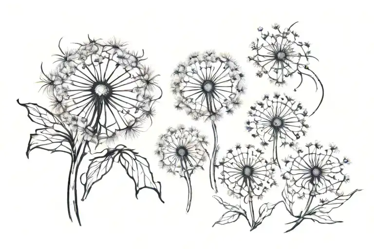 Stages Of A Dandelion Flower