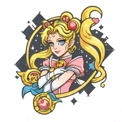 Princess Peach As Sailor Moon