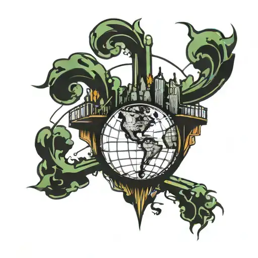 Earth Globe Fire Escape Reality