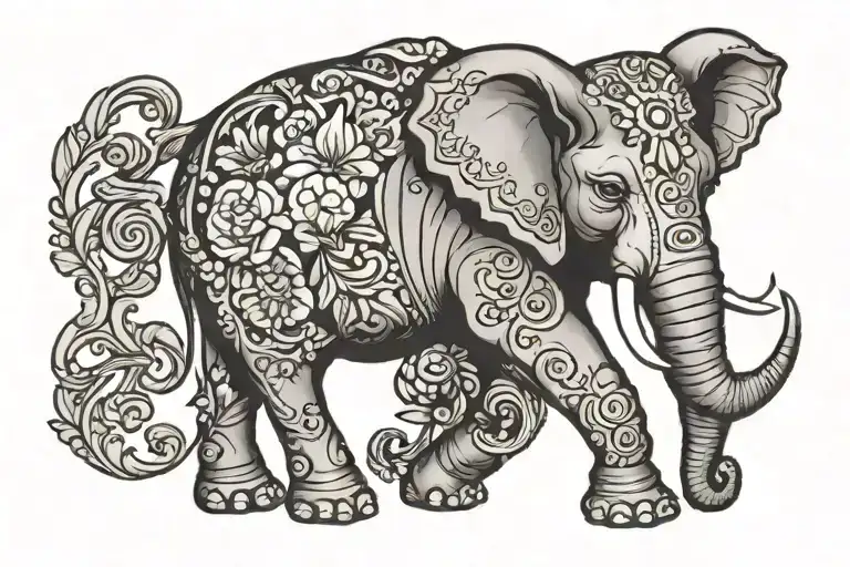 Name Mardi With An Elephant